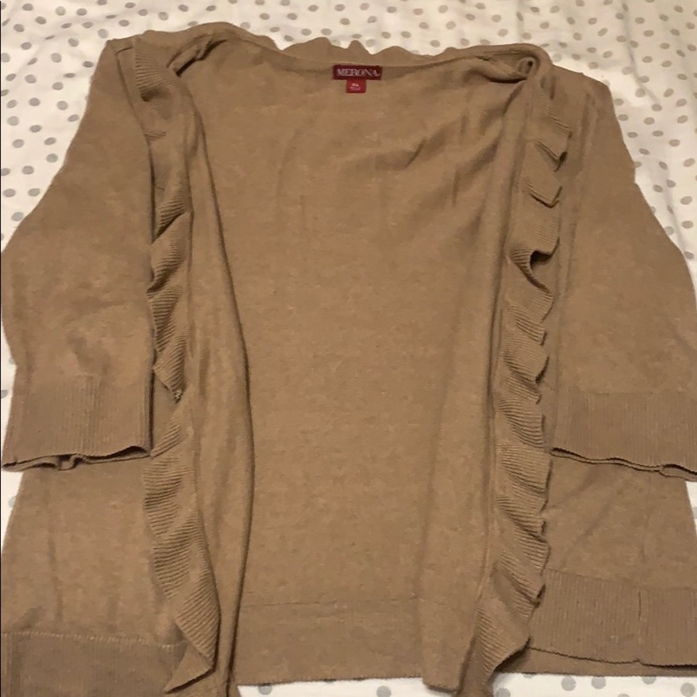 Merona Tan Cardigan